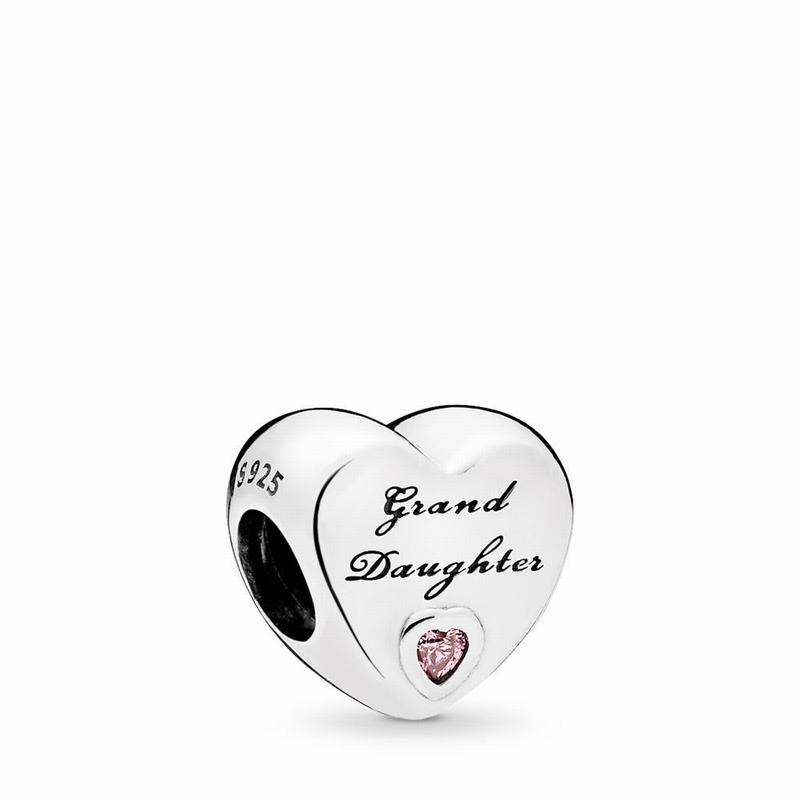 Pandora Granddaughter's Love Charm Ireland - Sterling Silver/Cubic Zirconia - 053214APJ